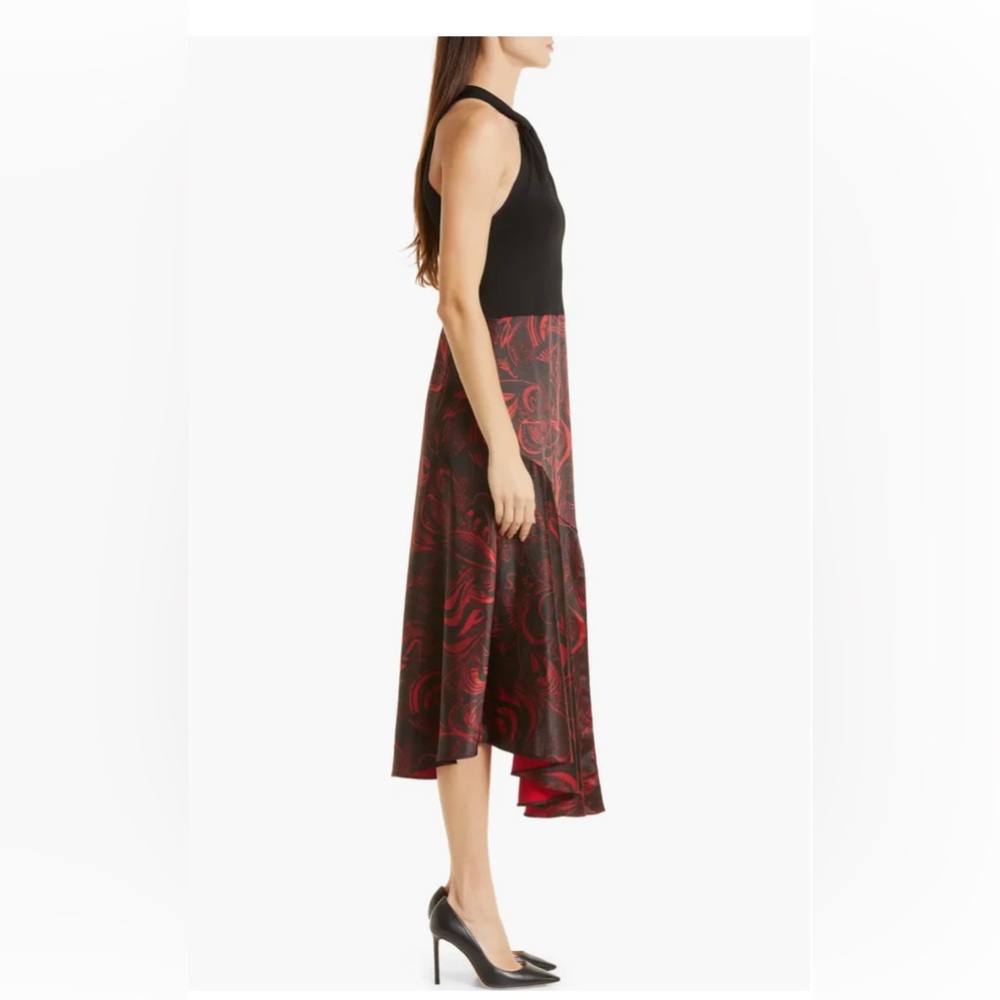Ted baker London Rosieo Twist Knit Bodice Midi Dress - Picture 3 of 12